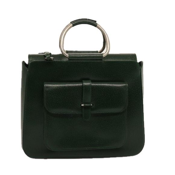 GUCCI Handbags - GUCCI Hand Bag Leather Green 000 2058 0307 Auth 75505